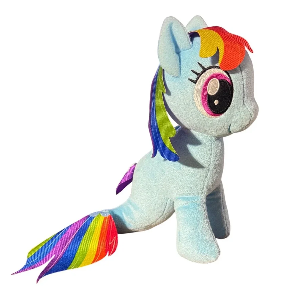 Ty My Little Pony Plush Lot 3pc Princess Luna Rainbow Dash Sea‎ Pony Sparkle